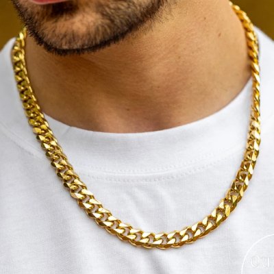 R.V 18KT Classic Gold Chain for Men